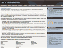 Tablet Screenshot of dsl-kabelinternet.de